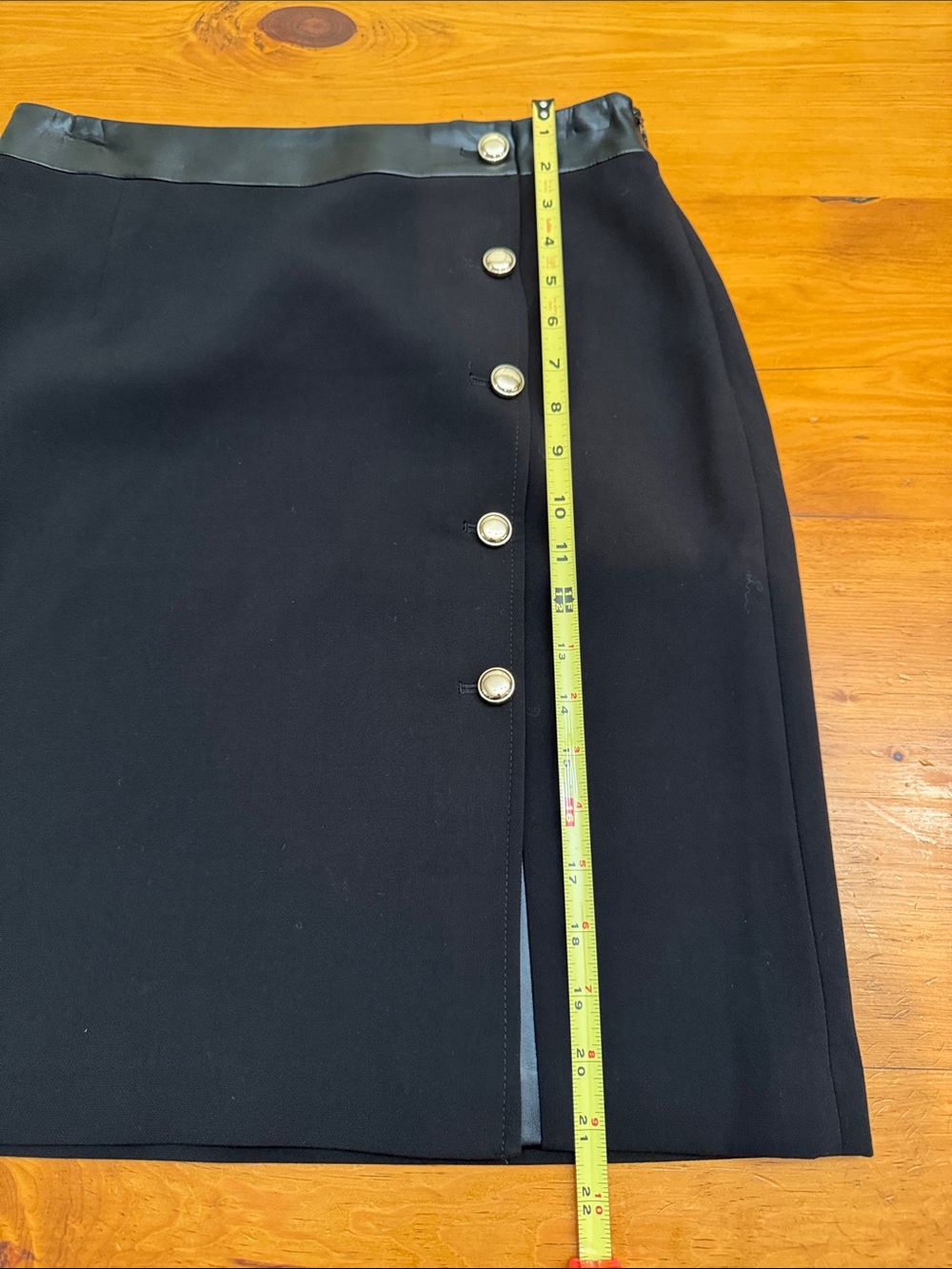 White House Black Market military topper jacket and skirt set. - Picture 13 of 16
